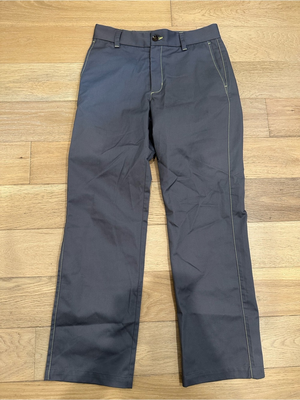 Metalwood Studio Contrast Stitch Chino Pants Men’s Sz 30 Grey